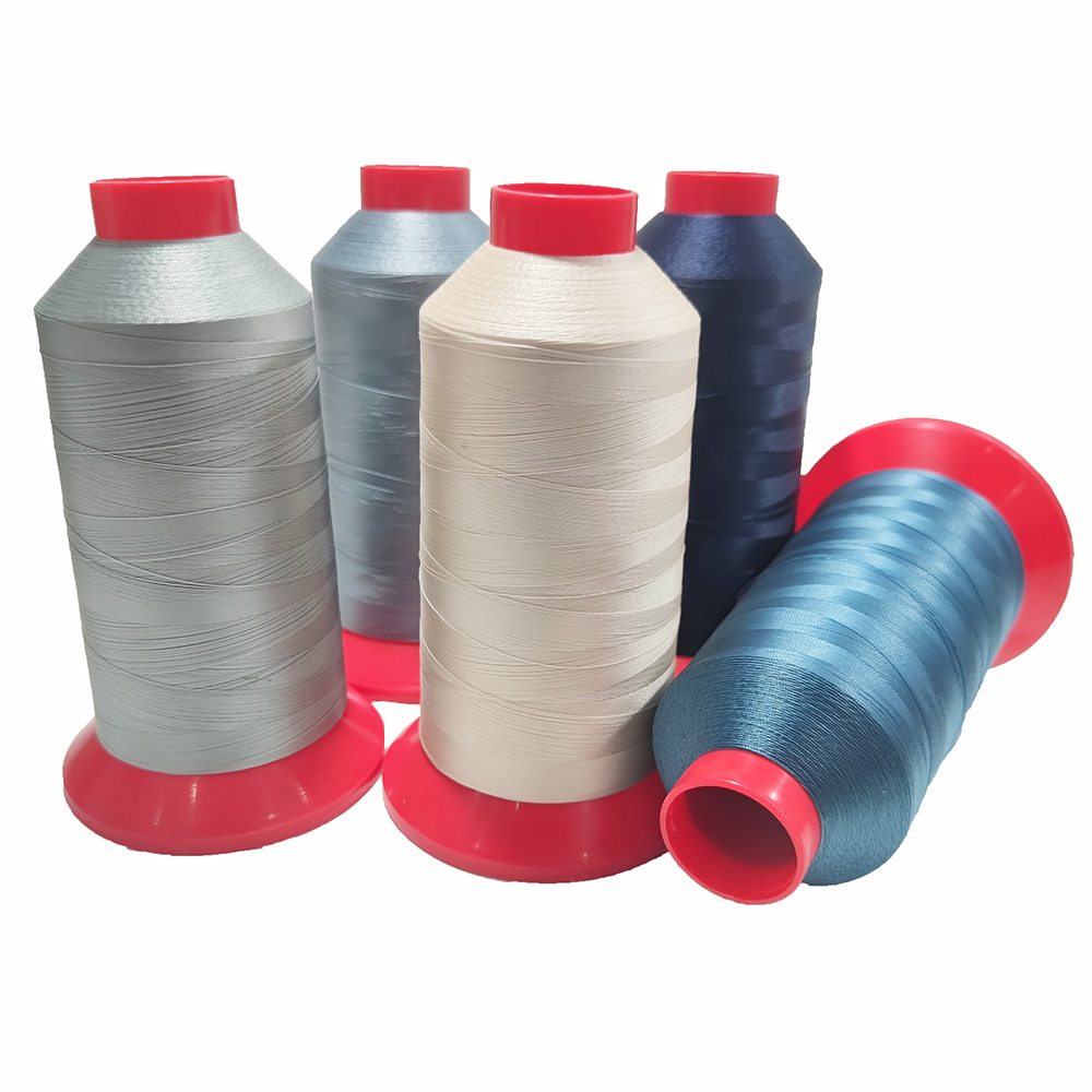 Sewing Thread Production - Sanbest 高強度ポリエステル糸 100D/3 Tex35 5000 メートルミシン糸さまざまな色のあらゆる種類の革製品に使用
