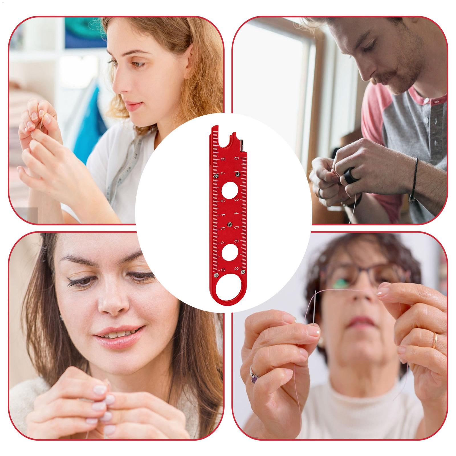 Sewing Machine Needle - ミシン針糸通し器 安全な糸通しガジェット 針糸通しツール おばあちゃん、お母さん、初心者、アートクラフト愛好家向け