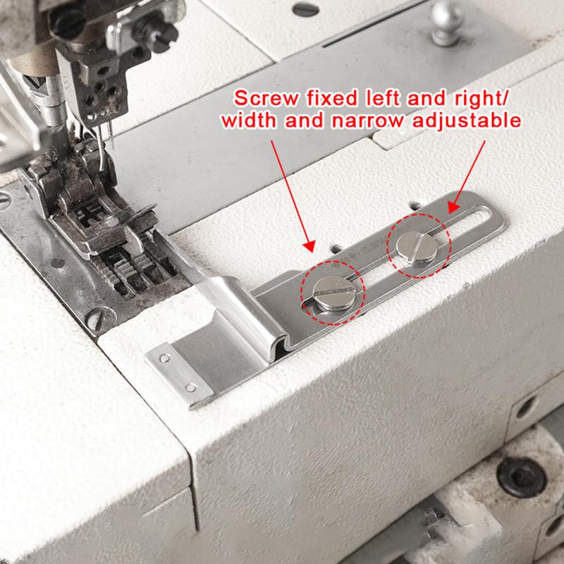 Sewing Thread Production - 工業用ミシン ジグザグフット 三針五本糸 調整可能なエッジガイド 重作業衣料生産用に設計