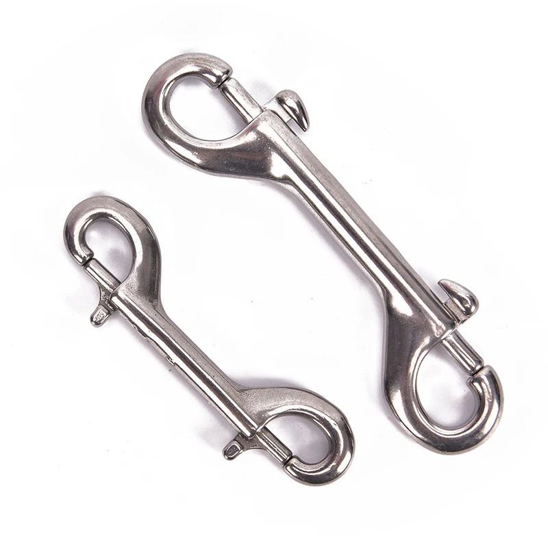 Hook Eye Fastener - 65/88/100mm 両端スキューバダイビングフック 亜鉛合金製アイボルトスナップフック クイックリンクカラビナ 水中ダイビングギアアクセサリー