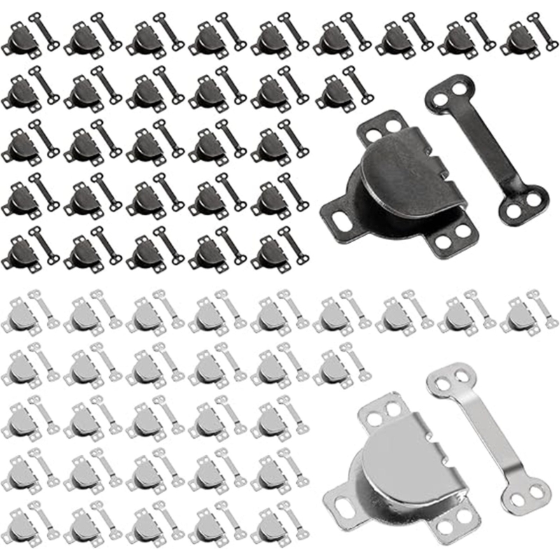 60 ペアステンレス鋼フックとアイ閉鎖ズボンのウエストファス - Hook Eye Fastener のレビューと価格