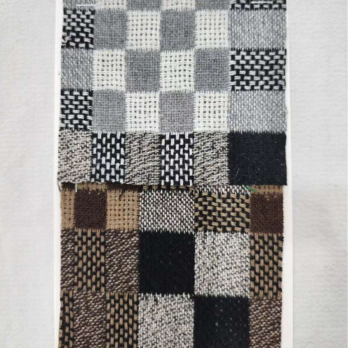 グリッドツイードウール生地、秋冬のドレス、コート、DIY縫製 - Sewing Tweed Fabric のレビューと価格