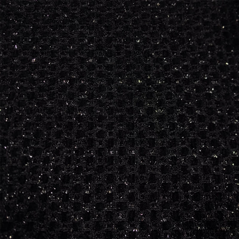 小さな格子と明るいワイヤーヤーン染めブレードツイード生地、女 - Sewing Tweed Fabric のレビューと価格