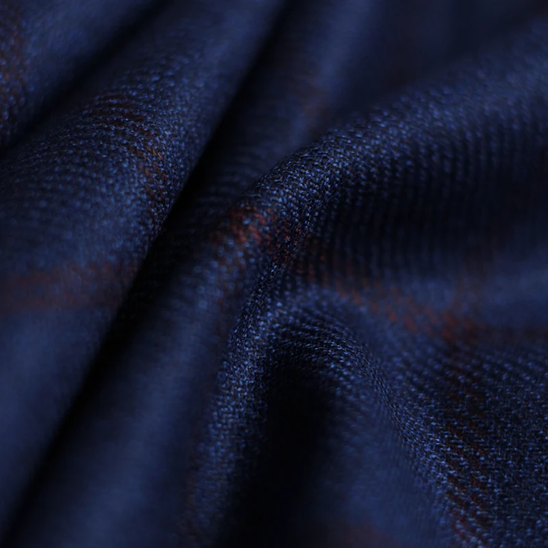 女性用の青い市松模様の通路,ウール生地,衣類とジャケット用の - Sewing Tweed Fabric のレビューと価格