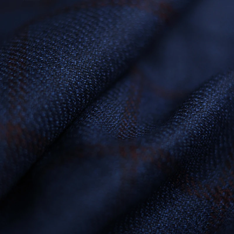 女性用の青い市松模様の通路,ウール生地,衣類とジャケット用の - Sewing Tweed Fabric のレビューと価格