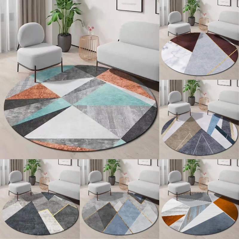 ~O~モダンなカラーブロックデザインの幾何学模様ラウンドラグ - Century Textile & Sewing Supply Avenue C North Saskatoon Sk のレビューと価格