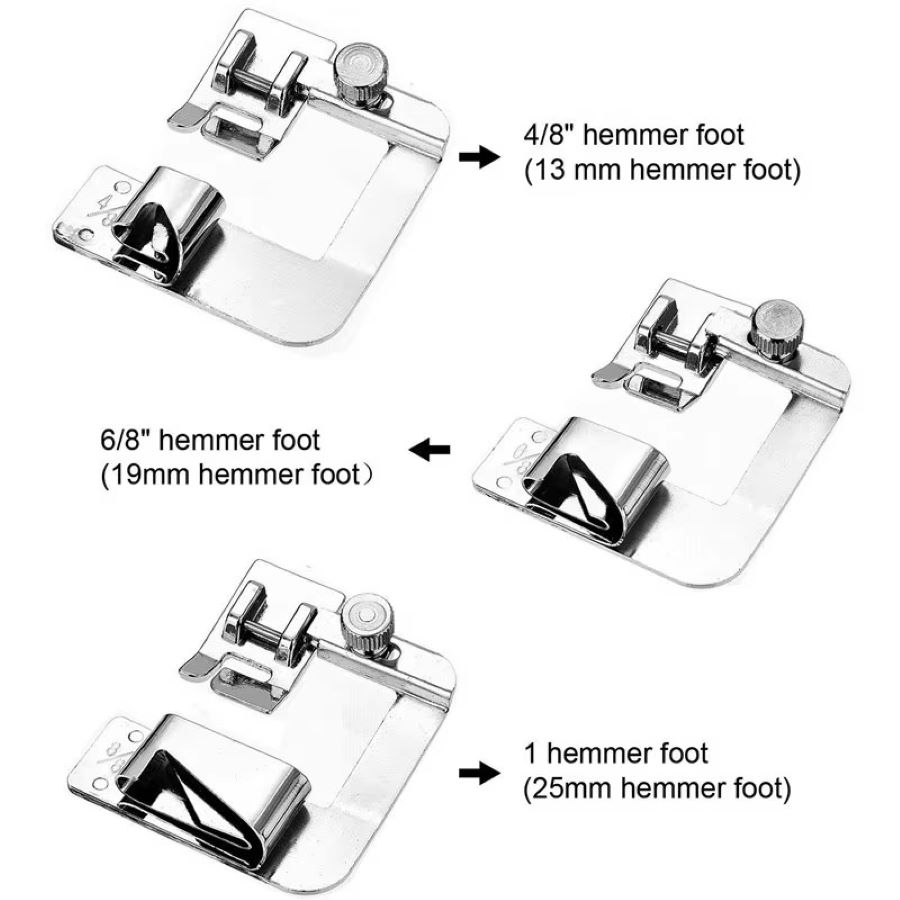 1個-3個入り 13/19/25mm 国内製ミシン用押さえ金 - Sewing Factory のレビューと価格