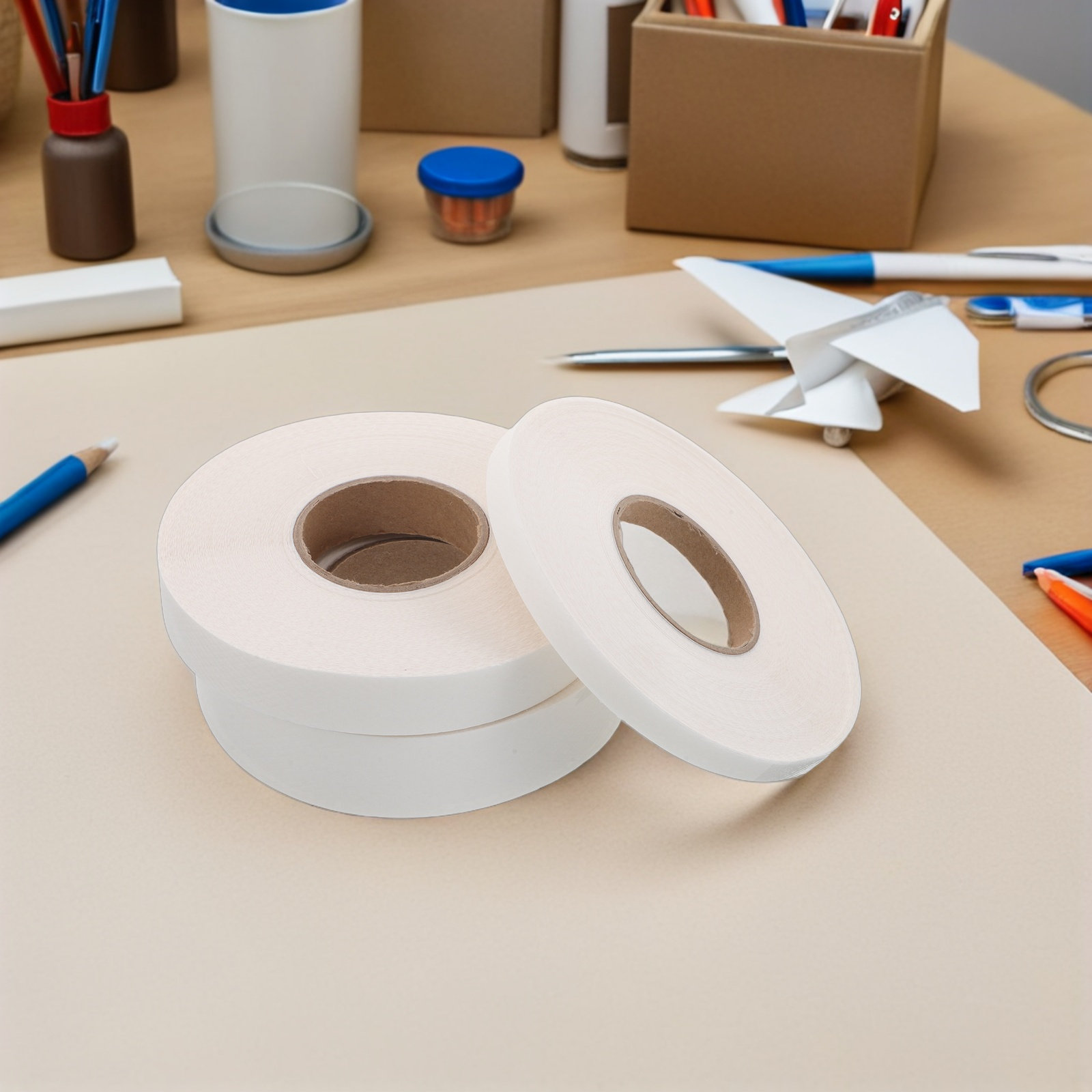 3ロール両面熱融着接着ウェブ アイロン接着テープ 軽量融着布 - Sewing Roll のレビューと価格