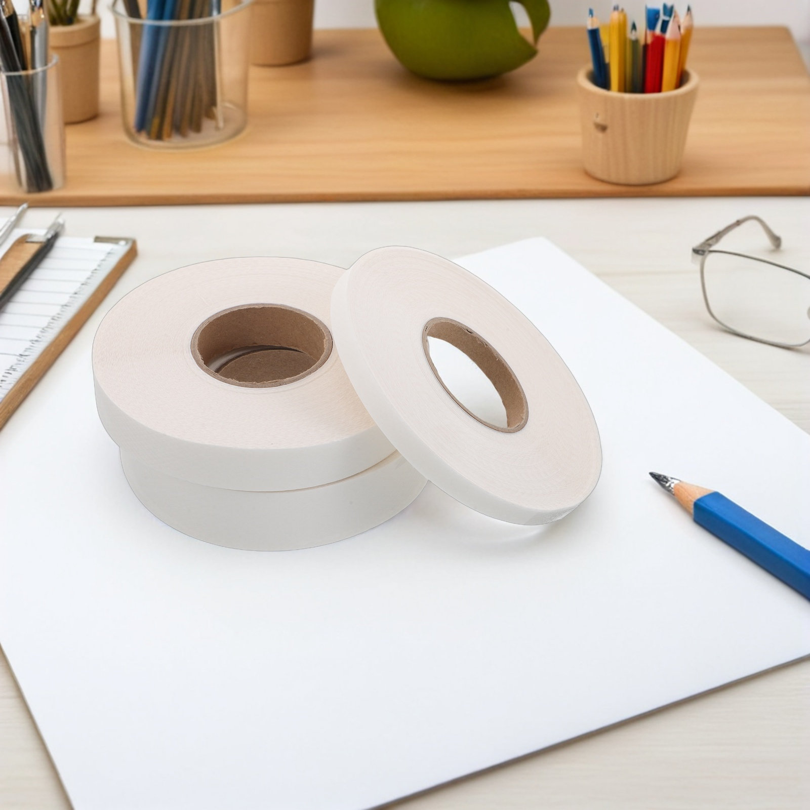 3ロール両面熱融着接着ウェブ アイロン接着テープ 軽量融着布 - Sewing Roll のレビューと価格