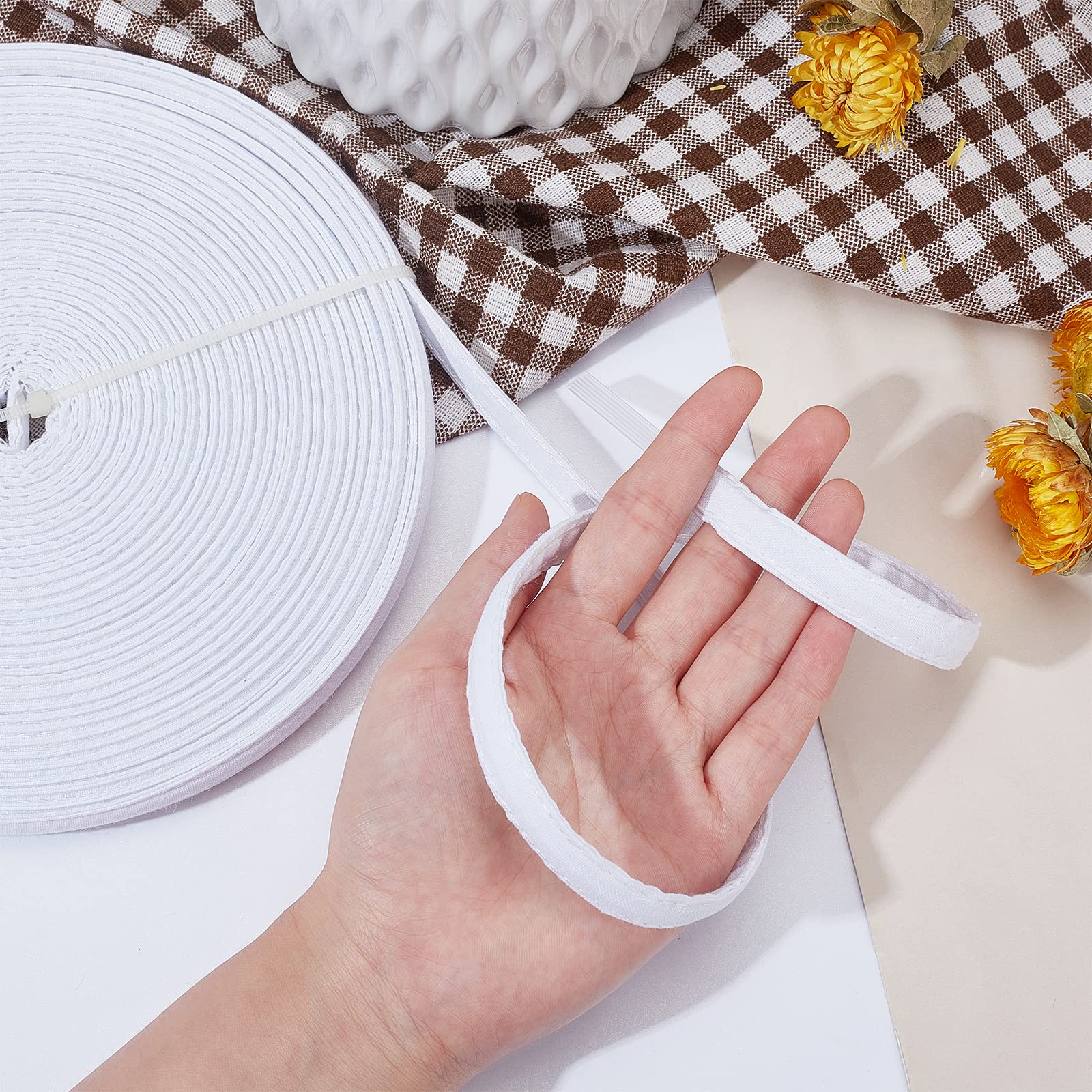 15mmコットンカバーポリエステルコルセットボーン 50ヤー - Sewing Garments のレビューと価格