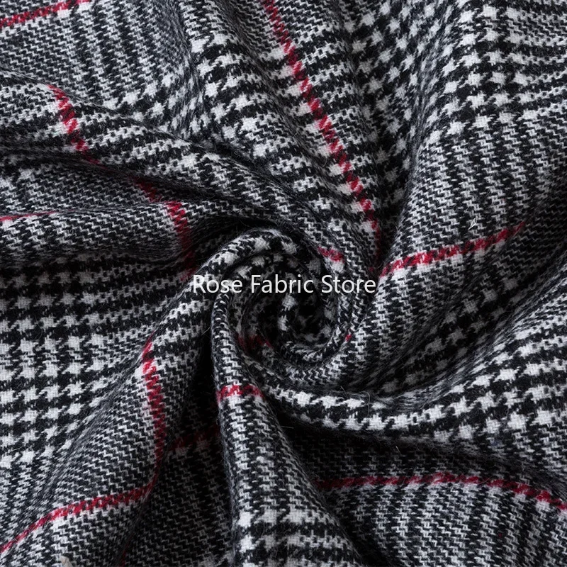 1 メートルクラシックウール千鳥格子チェックツイード生地縫製 - Sewing Tweed Fabric のレビューと価格