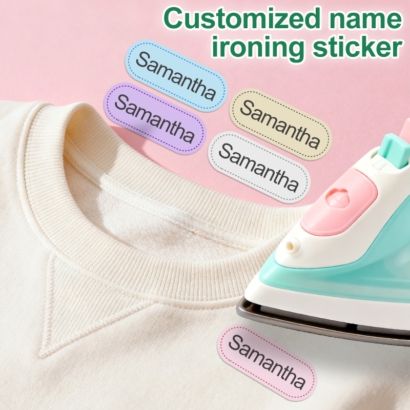アイロンがけ用ラベル - 綿用 - 学校、スポーツ、クラブ、 - Sewing Label のレビューと価格