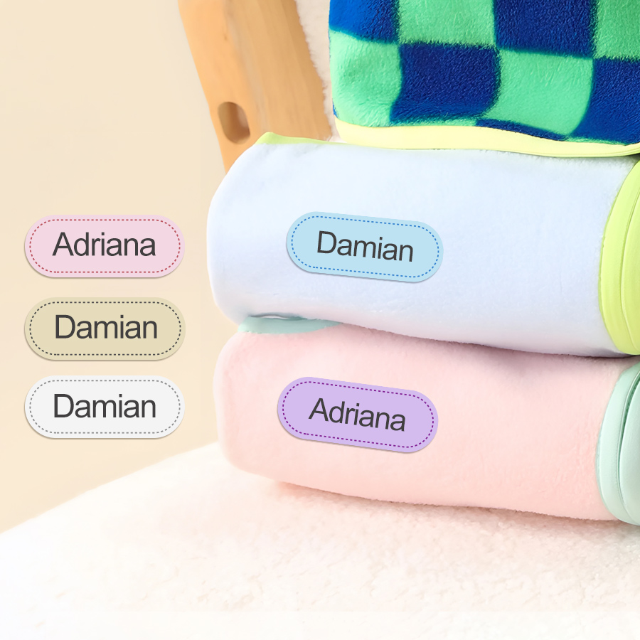 アイロンがけ用ラベル - 綿用 - 学校、スポーツ、クラブ、 - Sewing Label のレビューと価格