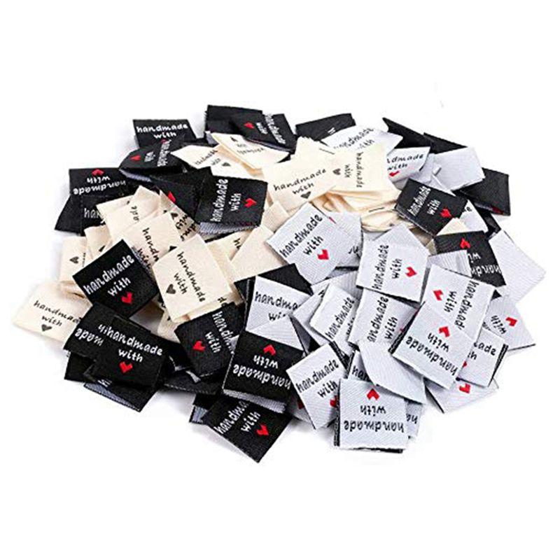 A02M-300 個手作り縫い付け織物衣類ラベル縫製クラフト - Sewing Label のレビューと価格