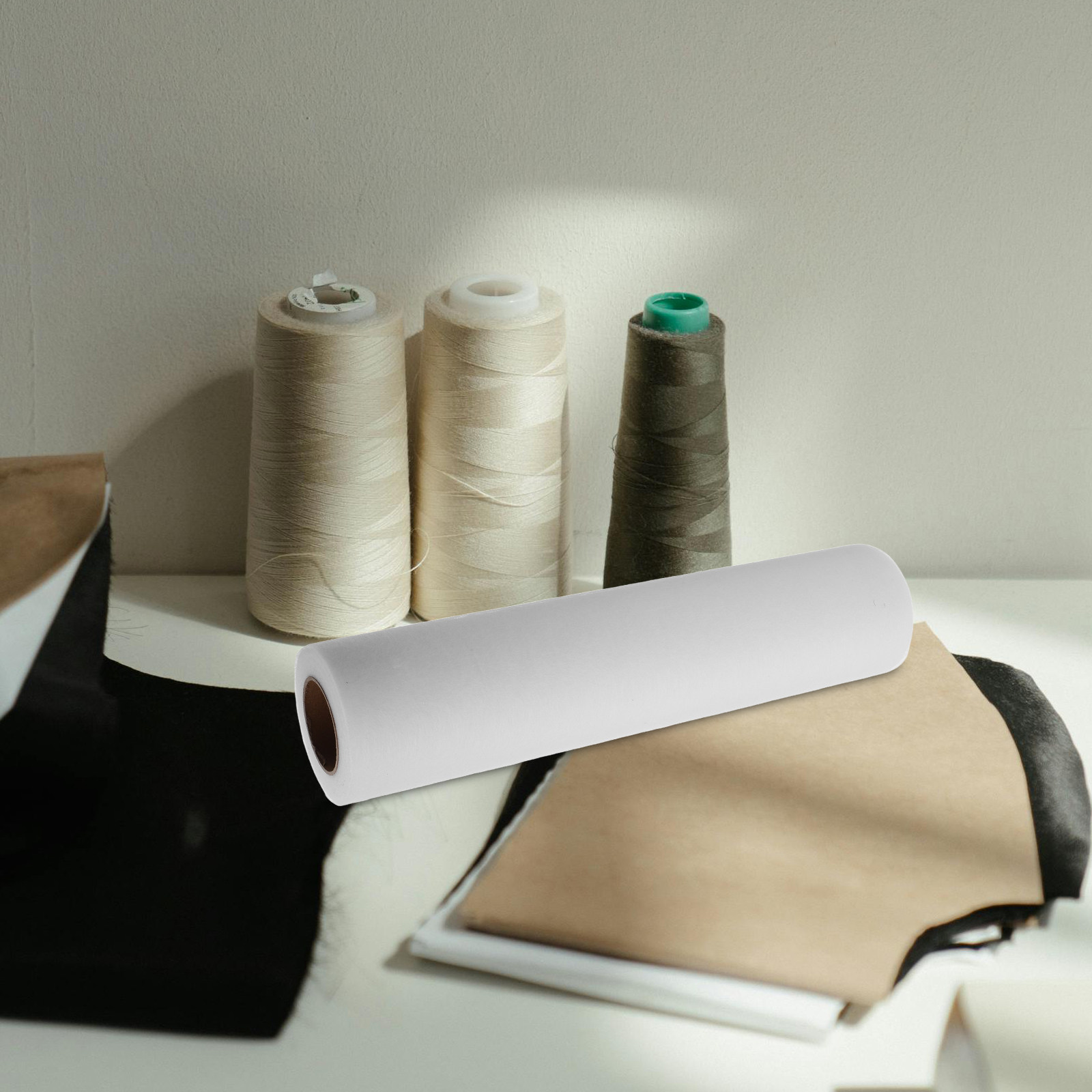 白い両面接着性不織布縫製安定材、キルティング、クラフト、アッ - Sewing Garments のレビューと価格