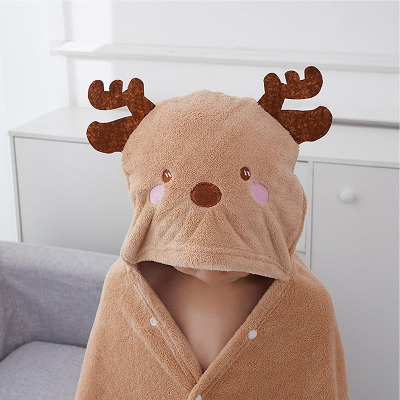 可愛い漫画柄のコーラルフリース素材の着る毛布、柔らかく快適で - Sewing Fleece のレビューと価格