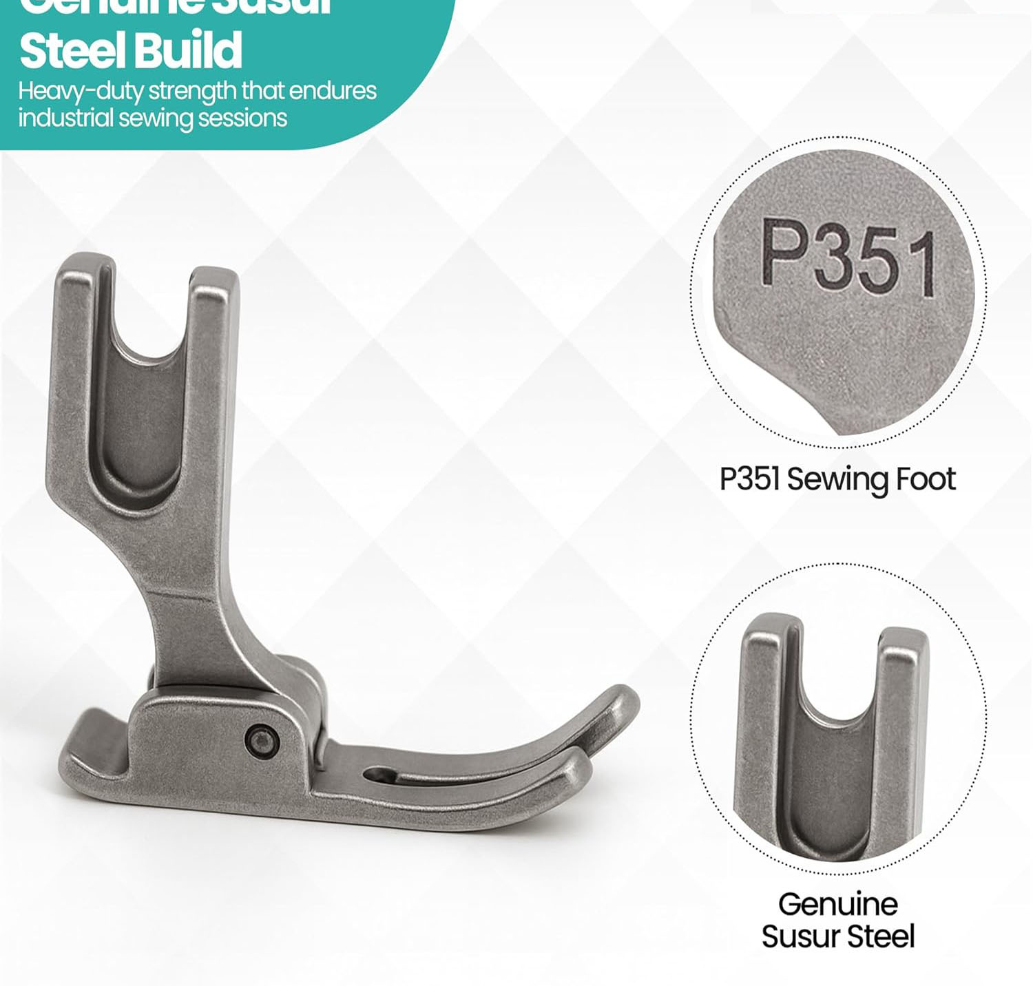 P351 工業用ミシン用標準押さえ金具、ストレートステッチフ - Sewing Factory のレビューと価格